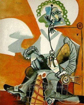El mosquetero y la pipa 1968 cubismo Pablo Picasso Pinturas al óleo